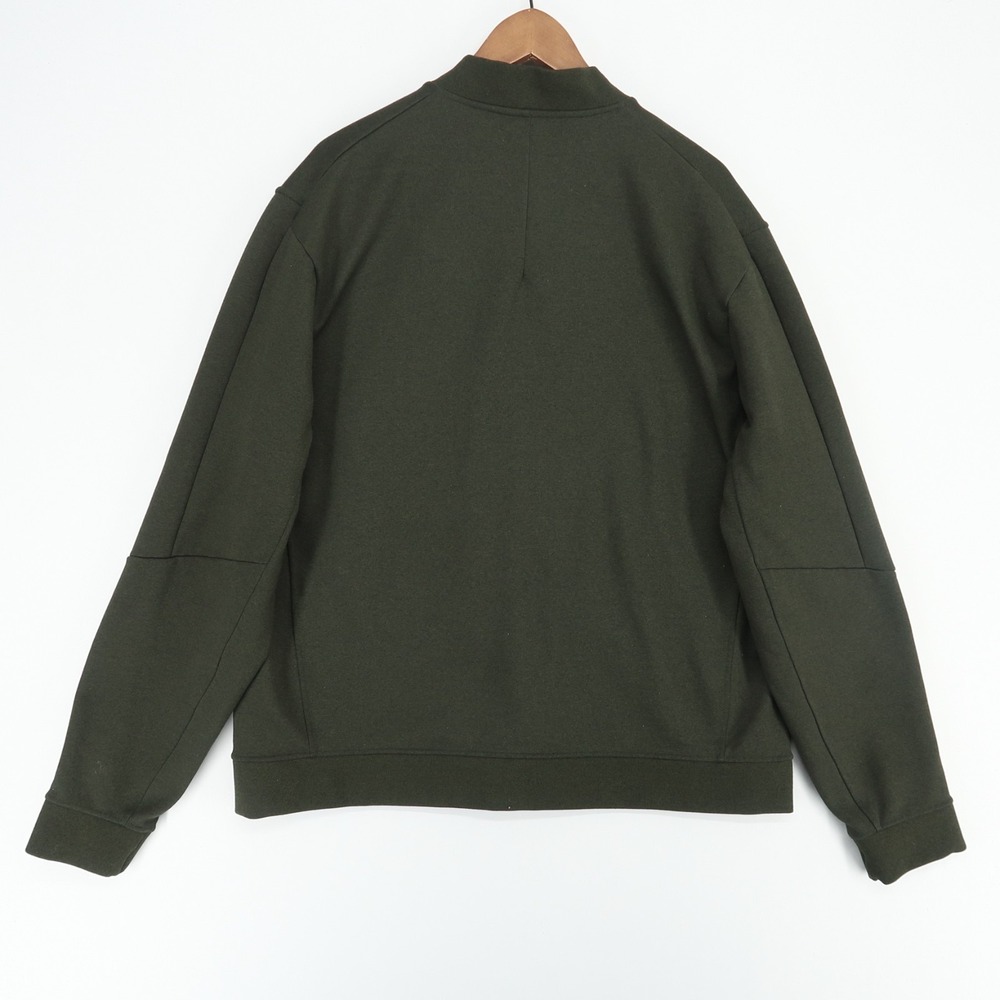 Lululemon City Sweat Bomber Jacket Mens XXL Dark Olive Green Full Zip - Picture 2 of 7